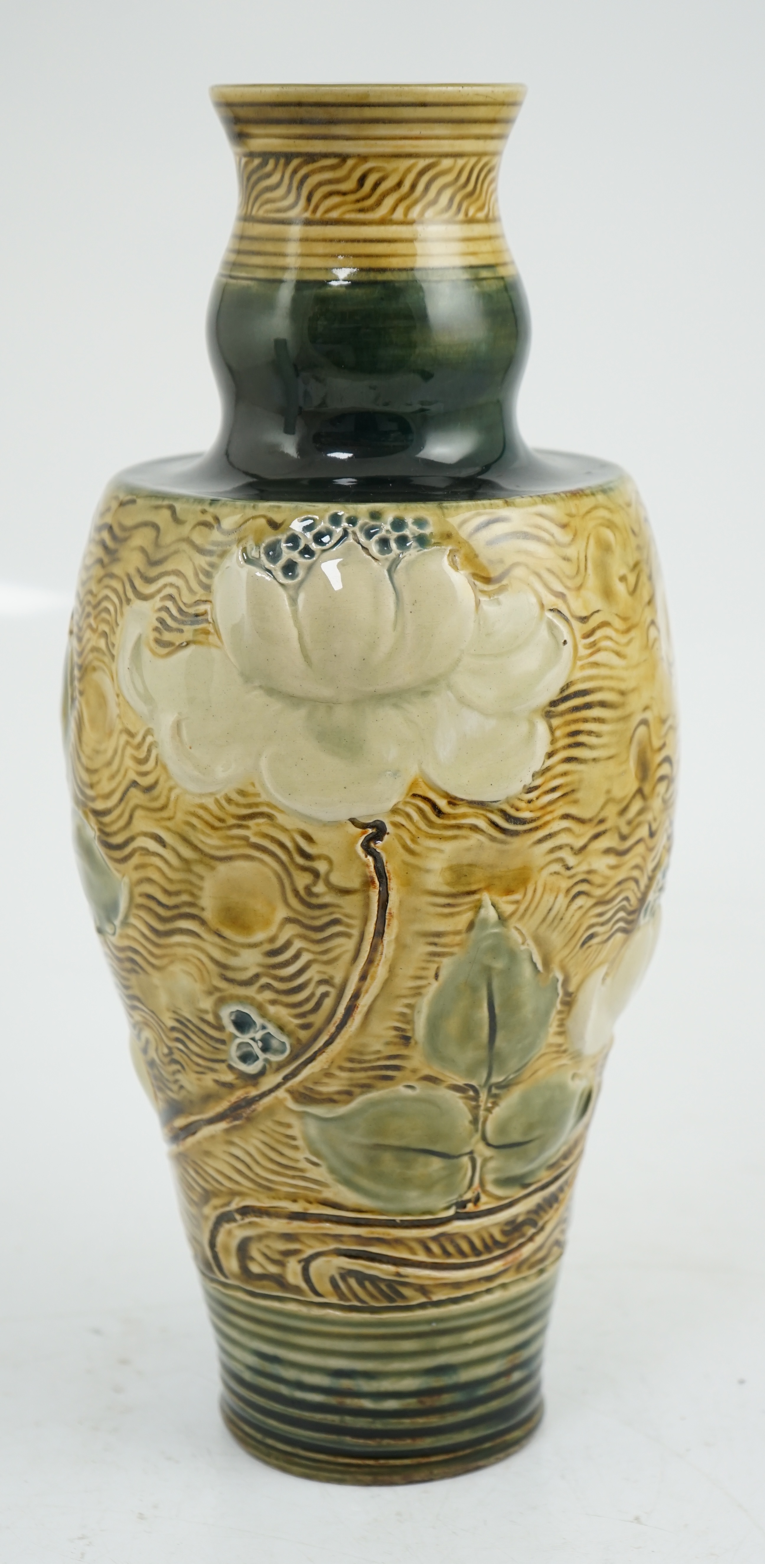 Francis Pope for Doulton Lambeth, a stoneware vase